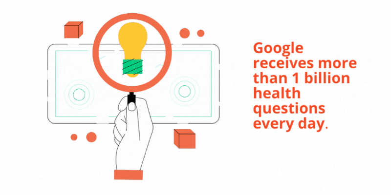 health care in digital marketing starts from a search engine